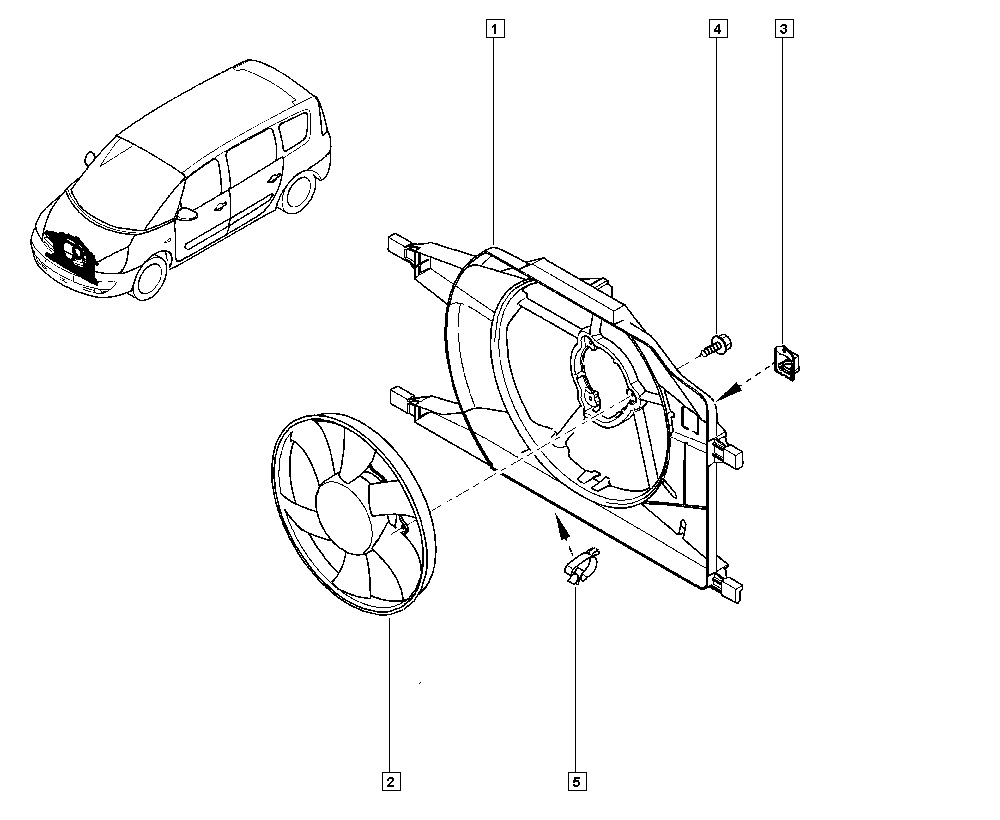 RENAULT 7701057313 - Ventilators, Motora dzesēšanas sistēma ps1.lv