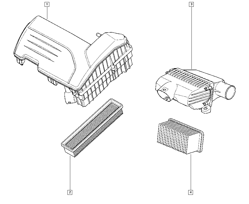 DACIA 16 54 615 99R - Gaisa filtrs ps1.lv