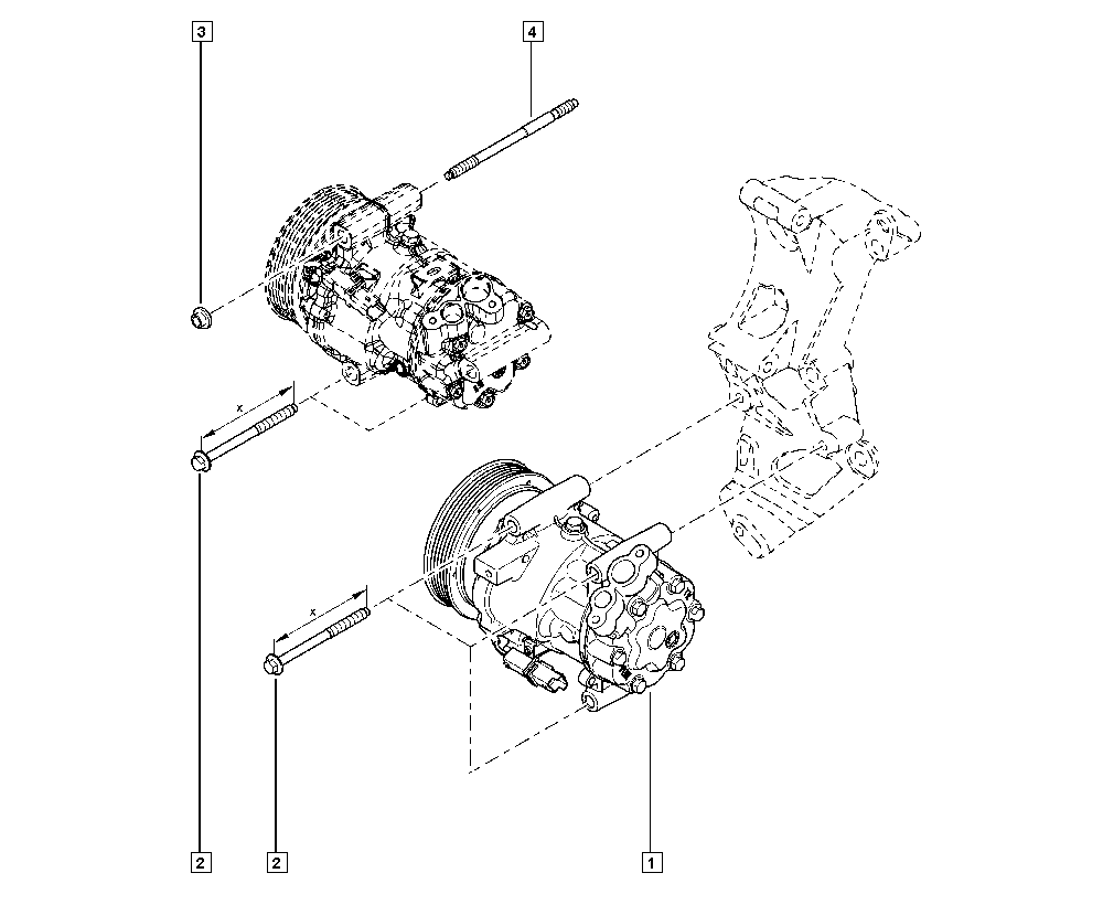 RENAULT 7711497298 - Kompresors, Gaisa kond. sistēma ps1.lv