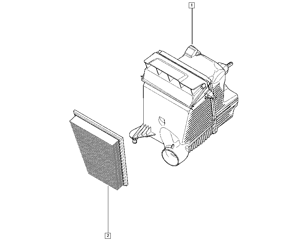 RENAULT 8200788196 - Gaisa filtrs ps1.lv