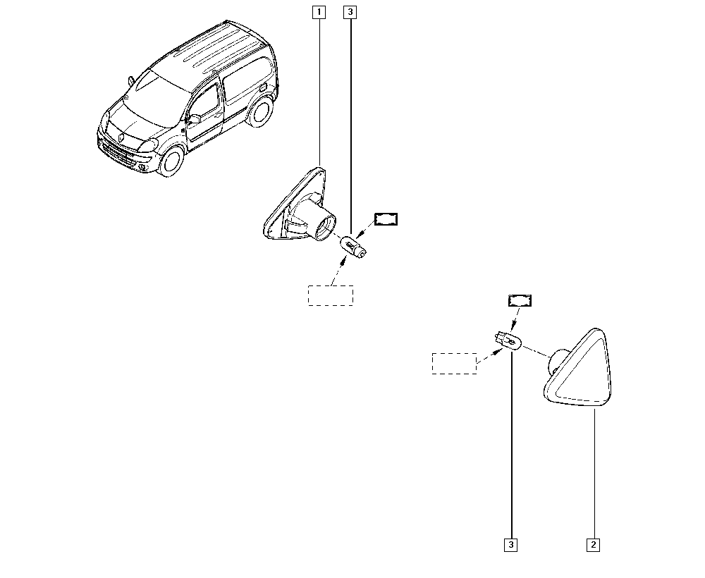 RENAULT 8200439492 - Pagrieziena signāla lukturis ps1.lv