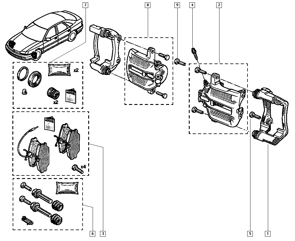 Alpina 7701203661 - Bremžu suports ps1.lv