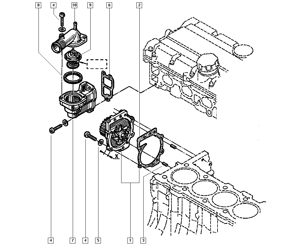 FORD 7438610035 - Ūdenssūknis ps1.lv