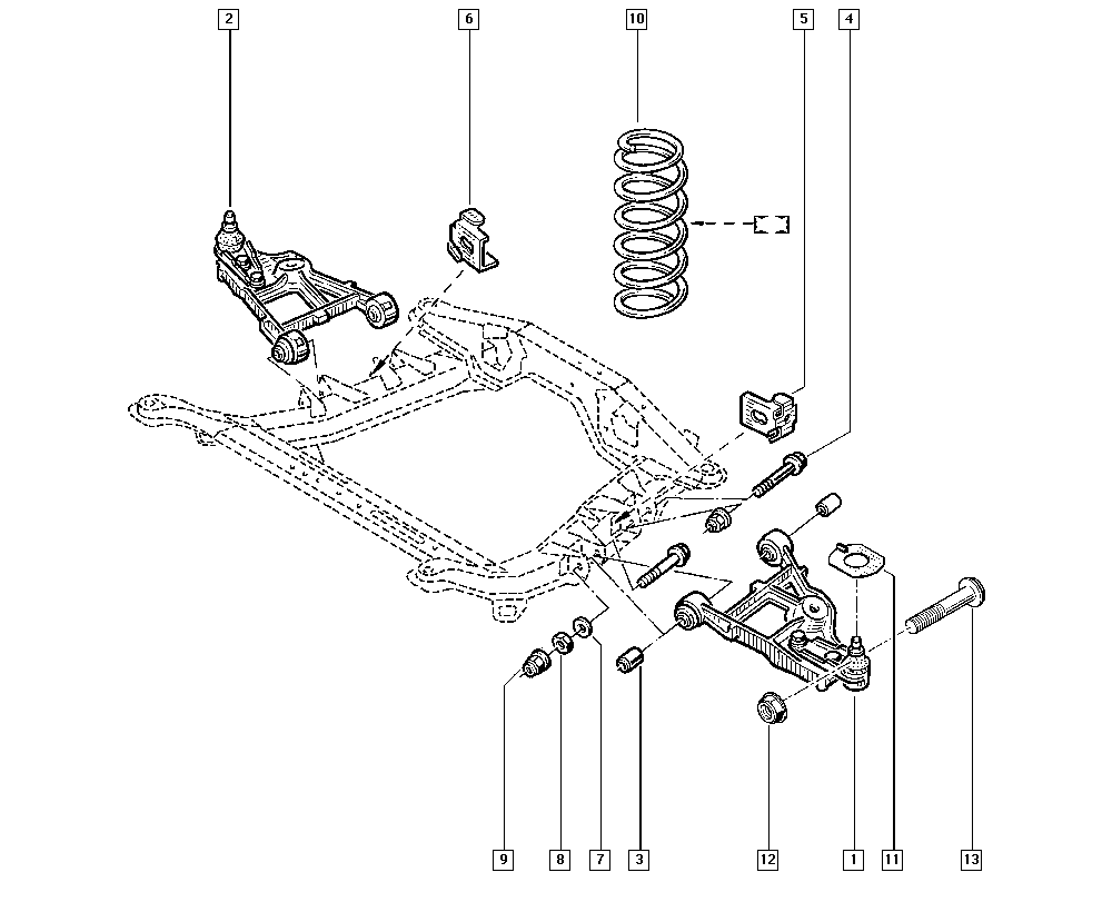 NISSAN 8200737133 - Neatkarīgās balstiekārtas svira, Riteņa piekare ps1.lv