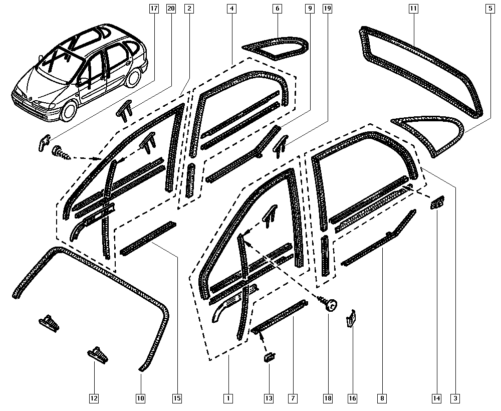 RENAULT 77 01 204 812 - Riteņa rumbas gultņa komplekts ps1.lv