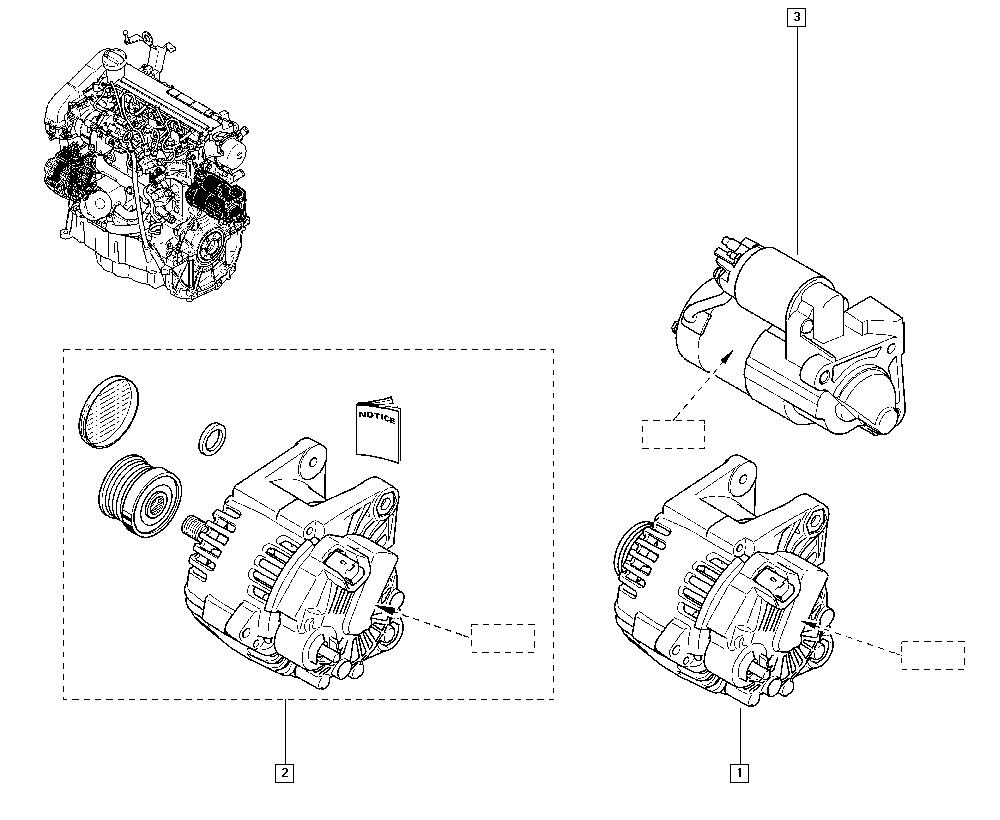 Mitsubishi 8200373636 - Piedziņas skriemelis, Ģenerators ps1.lv