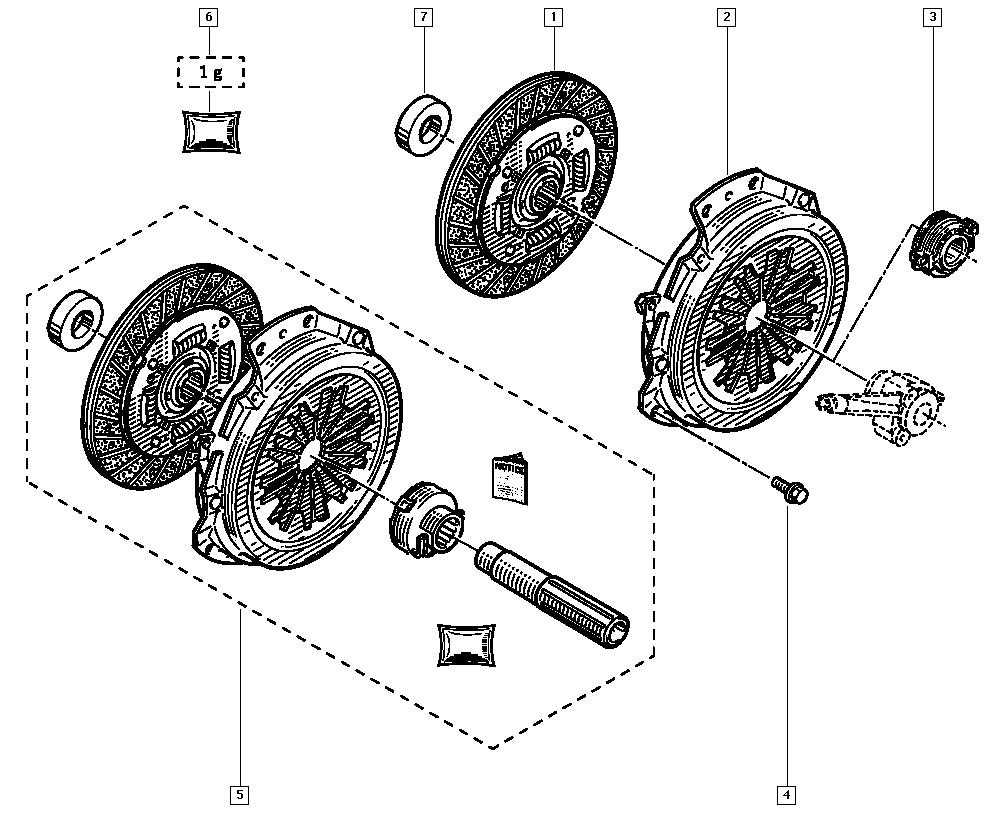 RENAULT TRUCKS 7701 477 112 - Sajūga komplekts ps1.lv