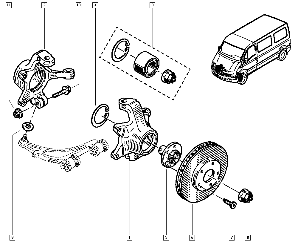 RENAULT 77 03 034 241 - Uzgrieznis ps1.lv