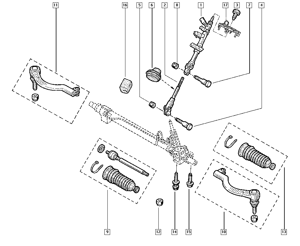 RENAULT TRUCKS 77 01 470 362 - Aksiālais šarnīrs, Stūres šķērsstiepnis ps1.lv