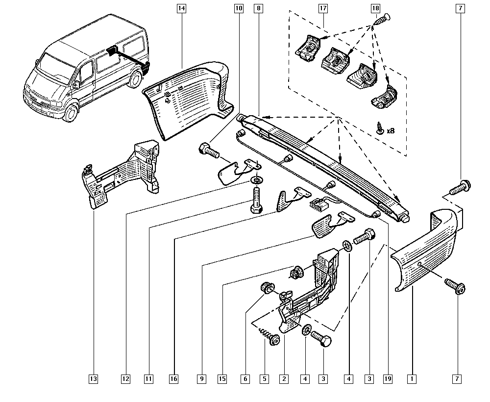 RENAULT 77 03 053 934 - Paplāksne ps1.lv