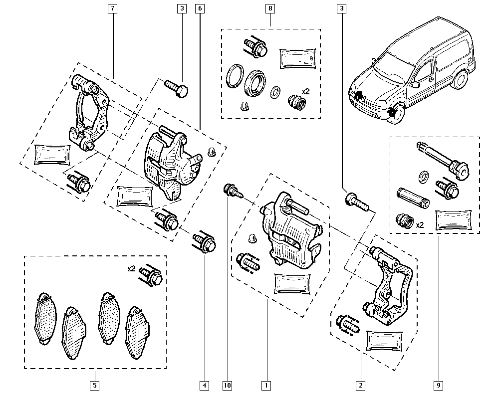 RENAULT TRUCKS 7701207787 - Bremžu suports ps1.lv