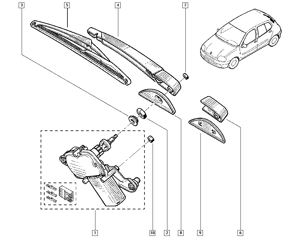 RENAULT TRUCKS 7701410155 - Stikla tīrītāja slotiņa ps1.lv