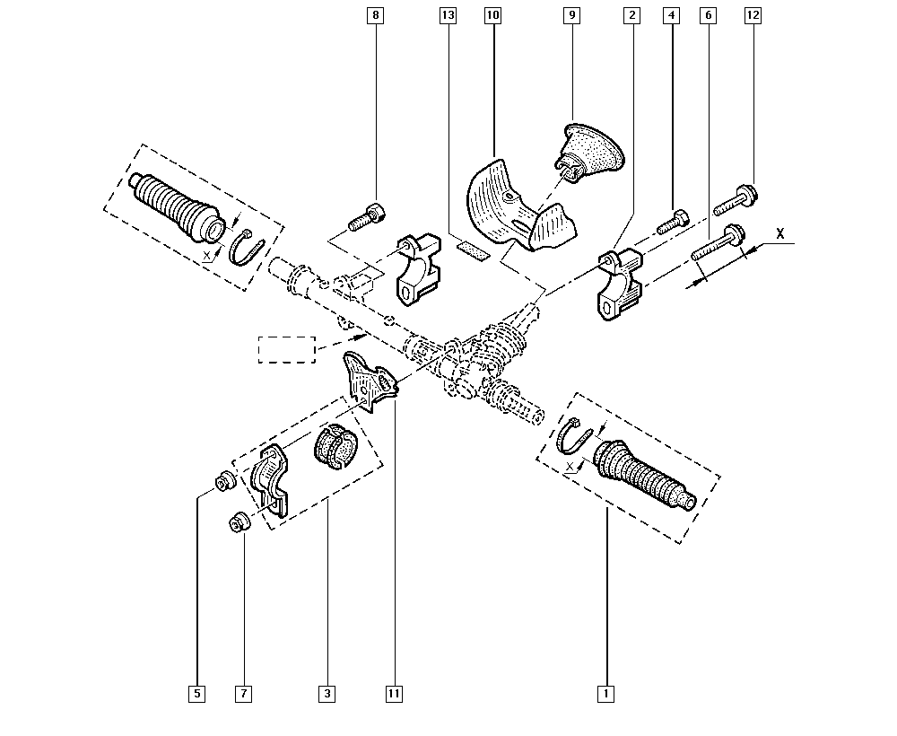 TOYOTA 7701469496* - Stūres šķērsstiepnis ps1.lv