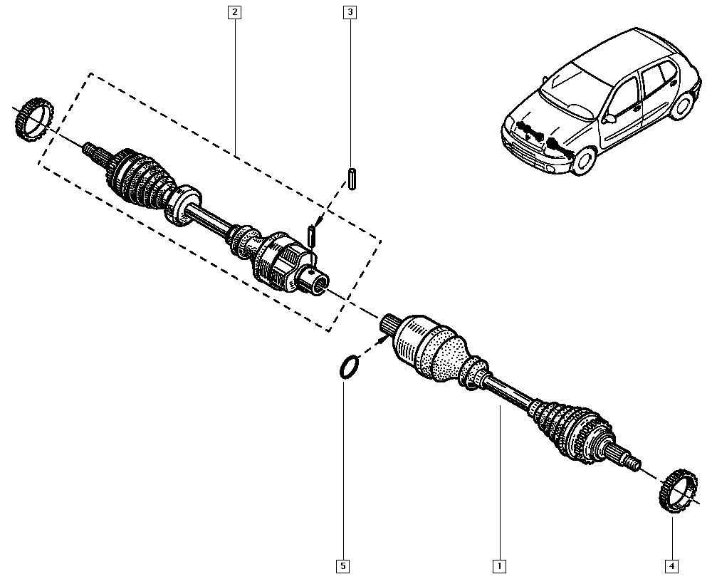 OM 8200531844 - Piedziņas vārpsta ps1.lv