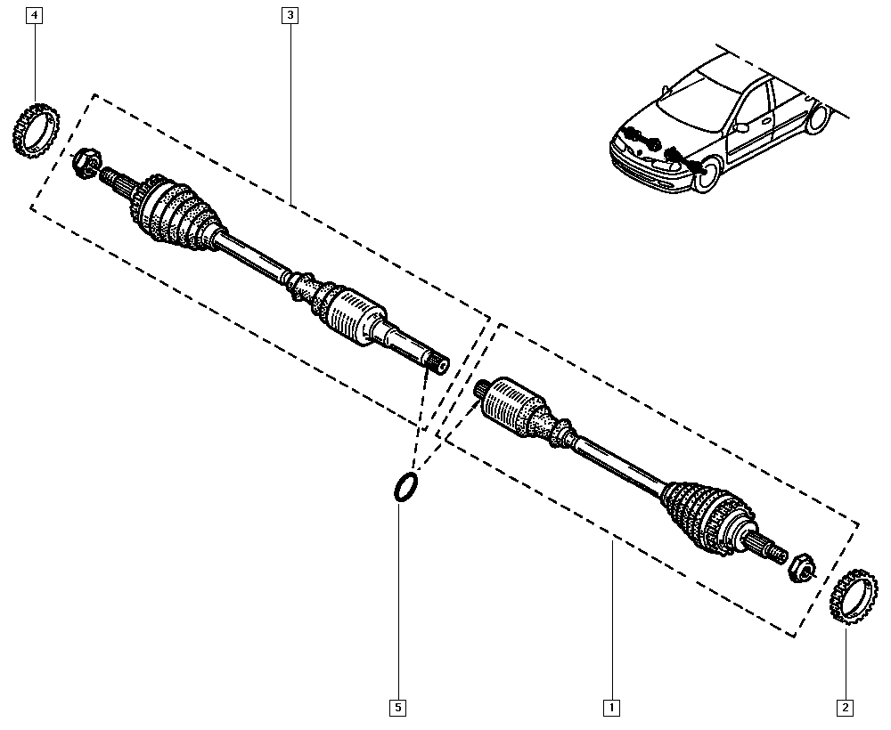 RENAULT 7700 856 416 - Devēja gredzens, ABS ps1.lv