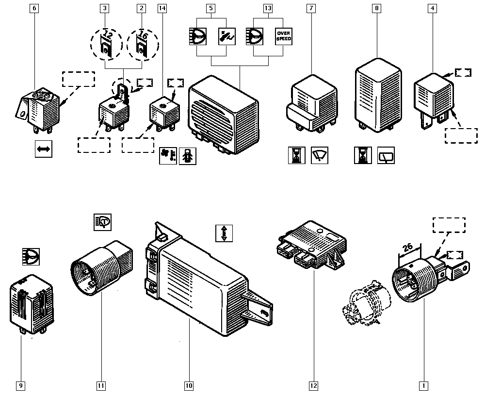 RENAULT 77 00 412 030 - Signālierīce ps1.lv