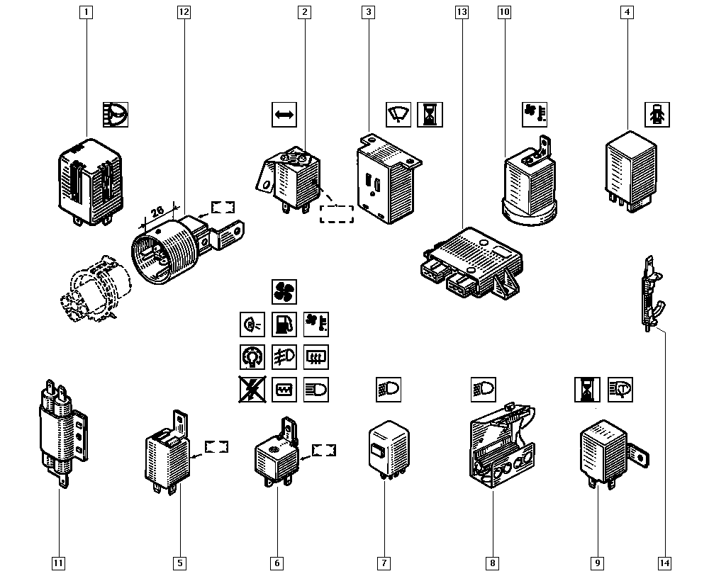 RENAULT TRUCKS 7401269084 - Komutators, Aizdedzes sistēma ps1.lv