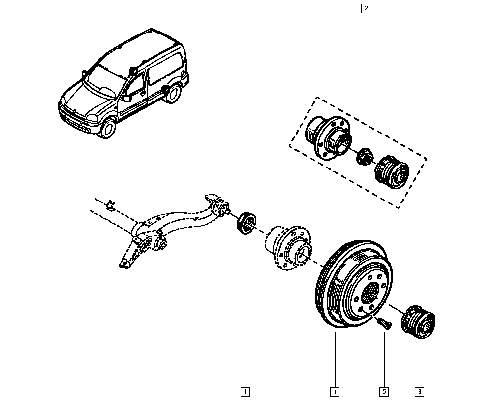 RENAULT 77 01 208 075 - Riteņa rumbas gultņa komplekts ps1.lv