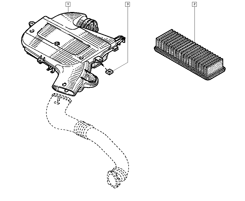 Mahindra Renault 7701477096 - Gaisa filtrs ps1.lv