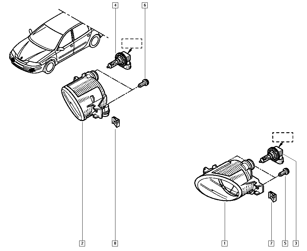 NISSAN 7701 049 263 - LAMP ps1.lv