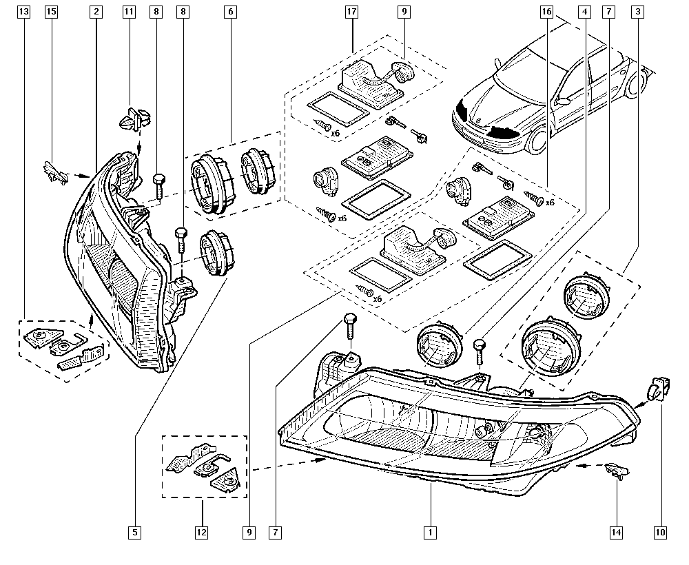 RENAULT 7701207586 - Palaišanas iekārta, Gāzizlādes spuldze ps1.lv