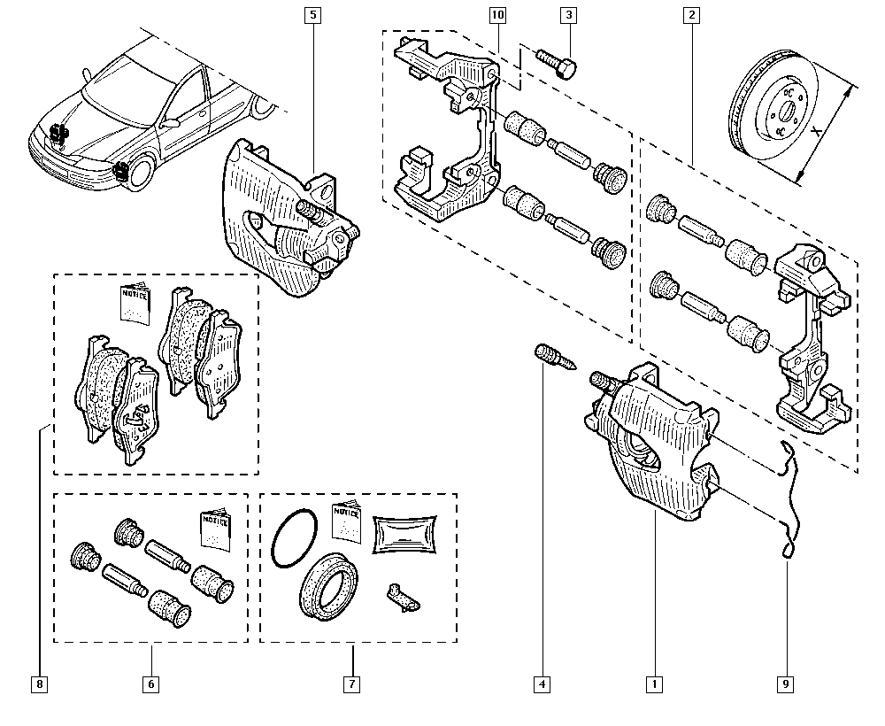 RENAULT TRUCKS 410607690R - Bremžu uzliku kompl., Disku bremzes ps1.lv