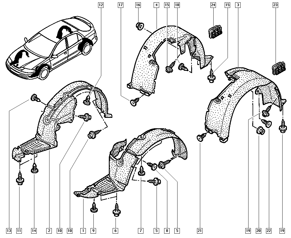 NISSAN 7703 077 435 - Aizspiednis ps1.lv