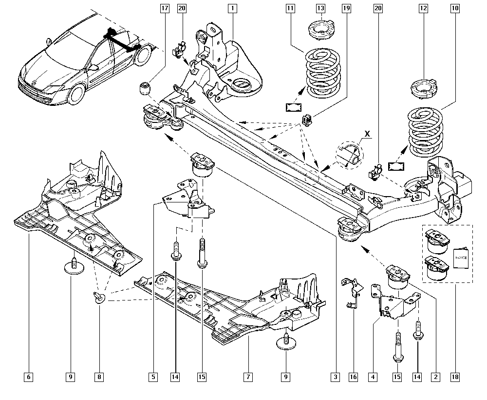 RENAULT TRUCKS 557290002R - Piekare, Šķērssvira ps1.lv