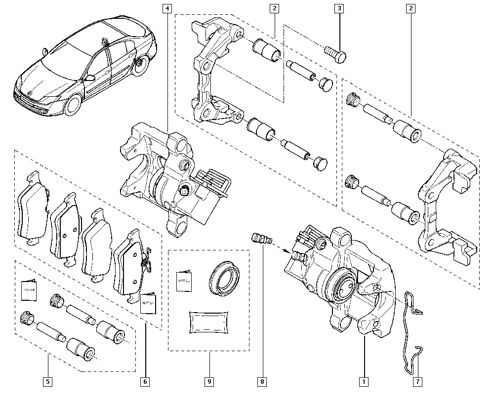 Jaguar 440601689R - Bremžu uzliku kompl., Disku bremzes ps1.lv