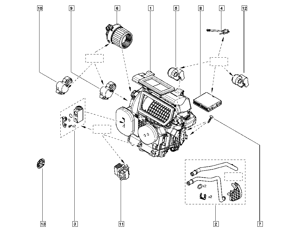 RENAULT 27 21 011 70R - Salona ventilators ps1.lv