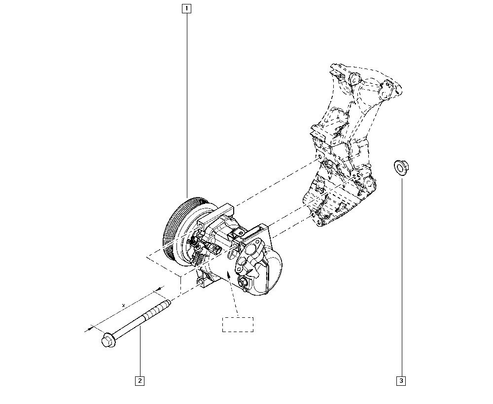 DACIA 92 60 002 16R - Kompresors, Gaisa kond. sistēma ps1.lv