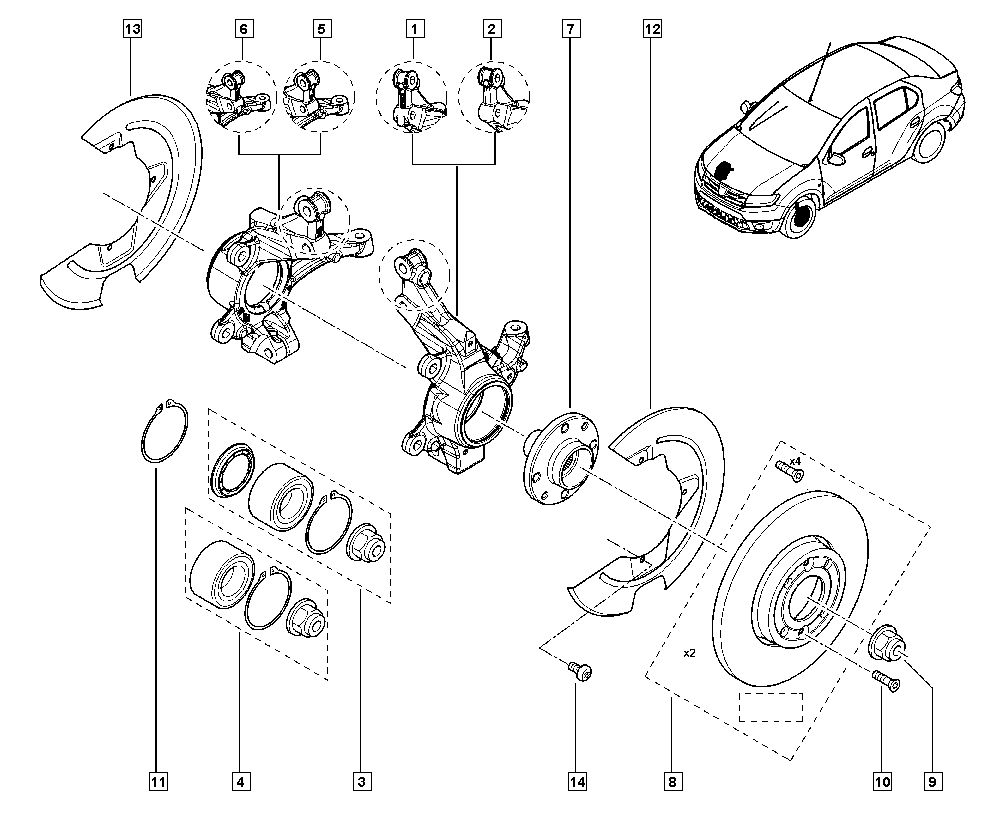 Opel 402063149R - Bremžu diski ps1.lv