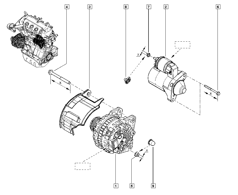 NISSAN 231003071R - Piedziņas skriemelis, Ģenerators ps1.lv