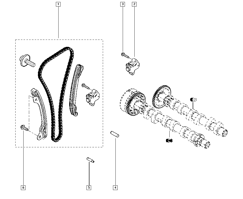 NISSAN 130C12345R - Sadales vārpstas piedziņas ķēdes komplekts ps1.lv