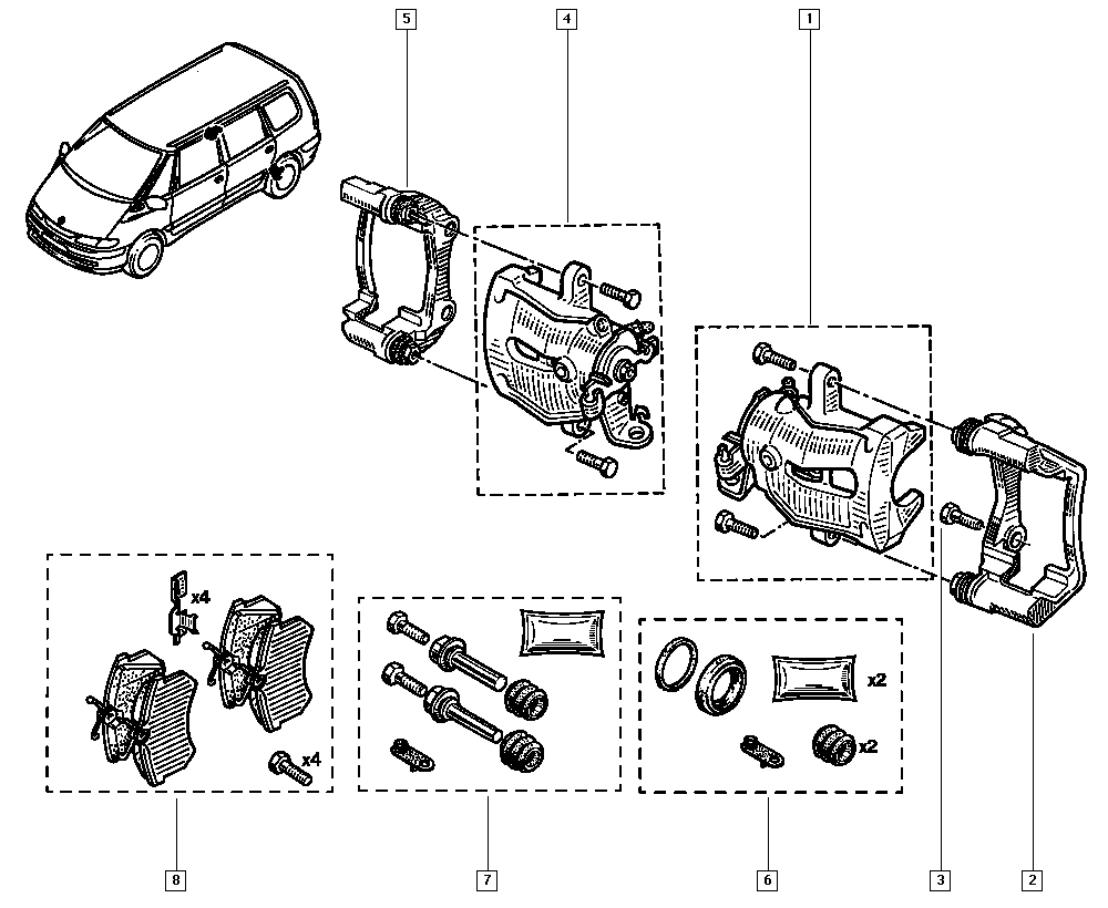 CITROËN 6025371650 - Bremžu uzliku kompl., Disku bremzes ps1.lv