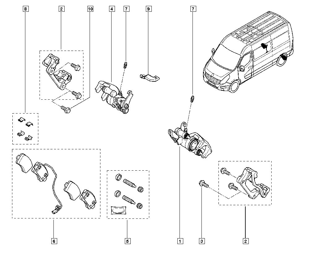 NISSAN 440601186R - Bremžu uzliku kompl., Disku bremzes ps1.lv