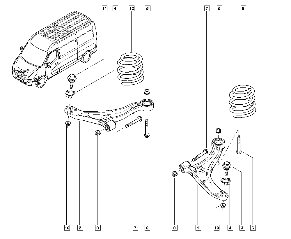 RENAULT 82 00 688 875 - Neatkarīgās balstiekārtas svira, Riteņa piekare ps1.lv