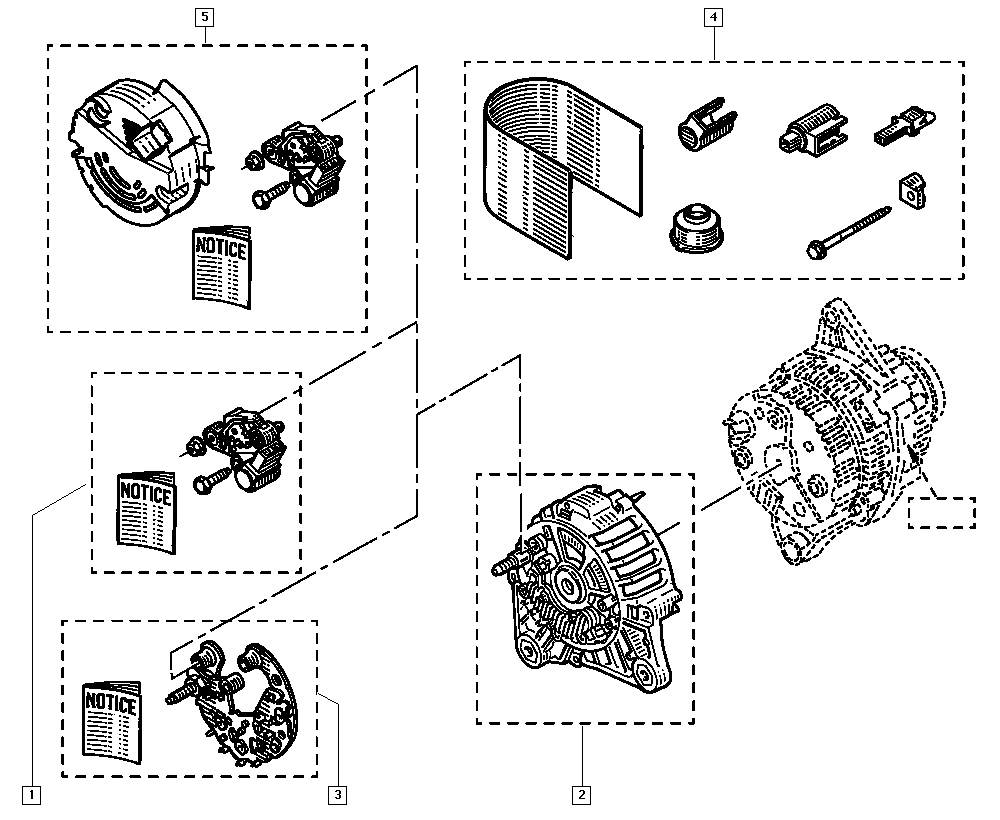 RENAULT 7701044722 - Taisngriezis, Ģenerators ps1.lv