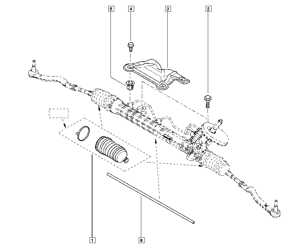 MAZDA 6001547607* - Stūres šķērsstiepnis ps1.lv