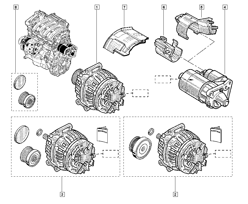 RENAULT 82 00 266 777 - Starteris ps1.lv