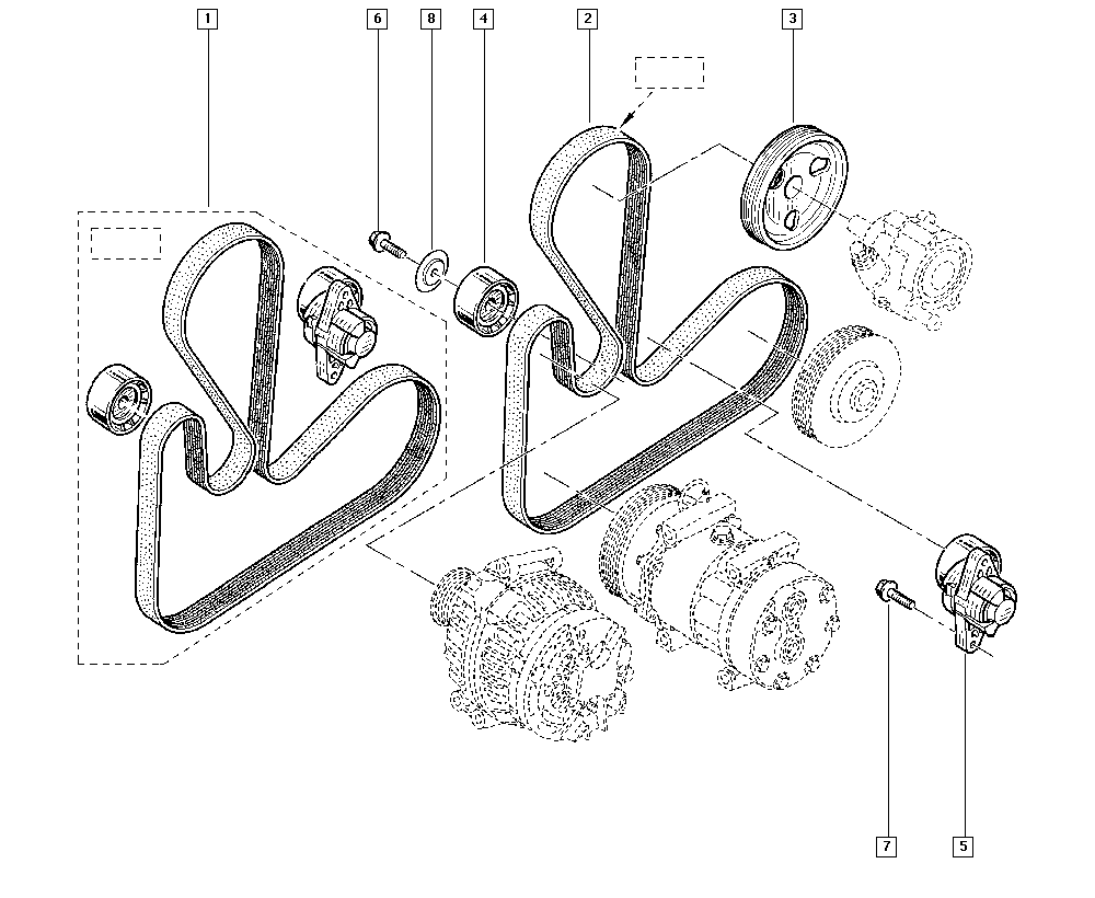 NISSAN 11923-3042R - Parazīt / Vadrullītis, Ķīļrievu siksna ps1.lv