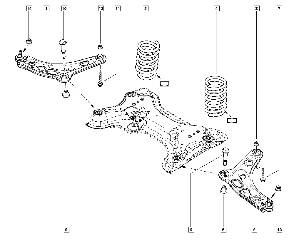 RENAULT 545006069R - Neatkarīgās balstiekārtas svira, Riteņa piekare ps1.lv