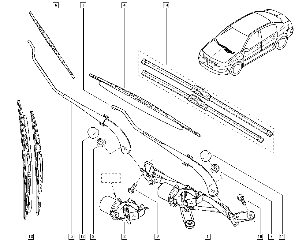 RENAULT TRUCKS 7701063733 - Stikla tīrītāja slotiņa ps1.lv