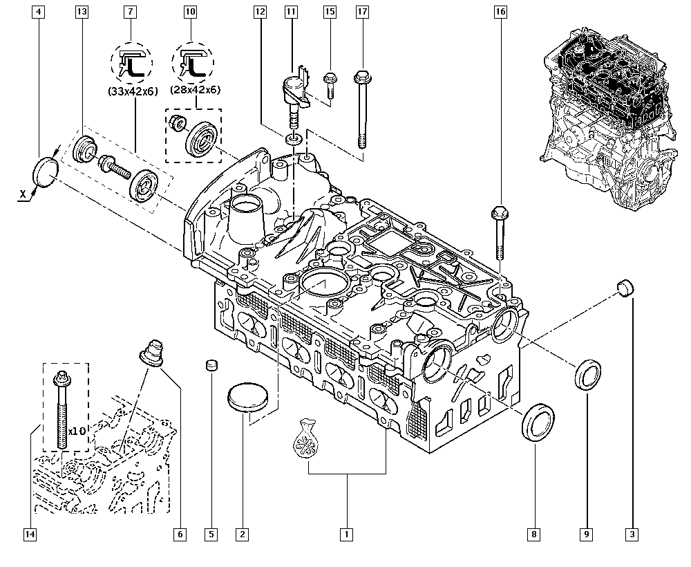 RENAULT 82 00 823 650 - Vadības vārsts, Sadales vārpstas iestatīšana ps1.lv