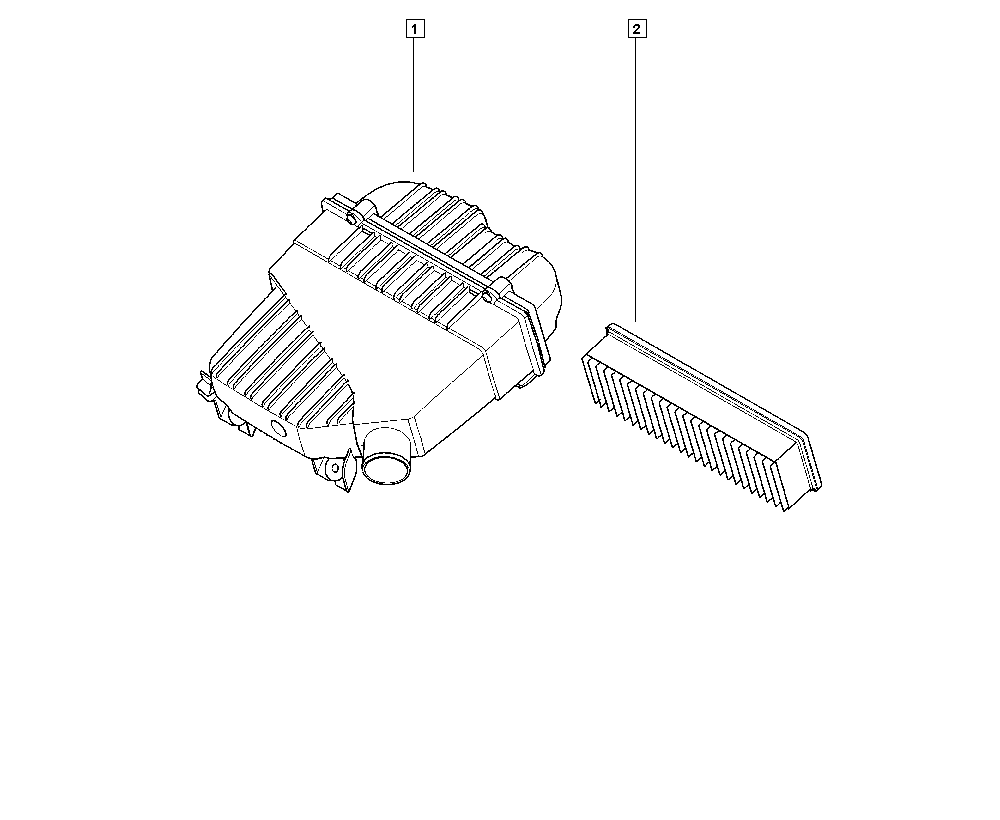 DACIA 165469466R - Gaisa filtrs ps1.lv