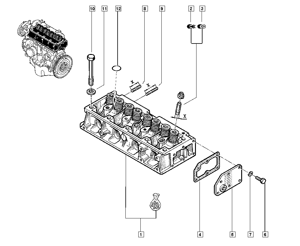 DACIA 77 00 658 325 - SEAL V/GUIDE ps1.lv