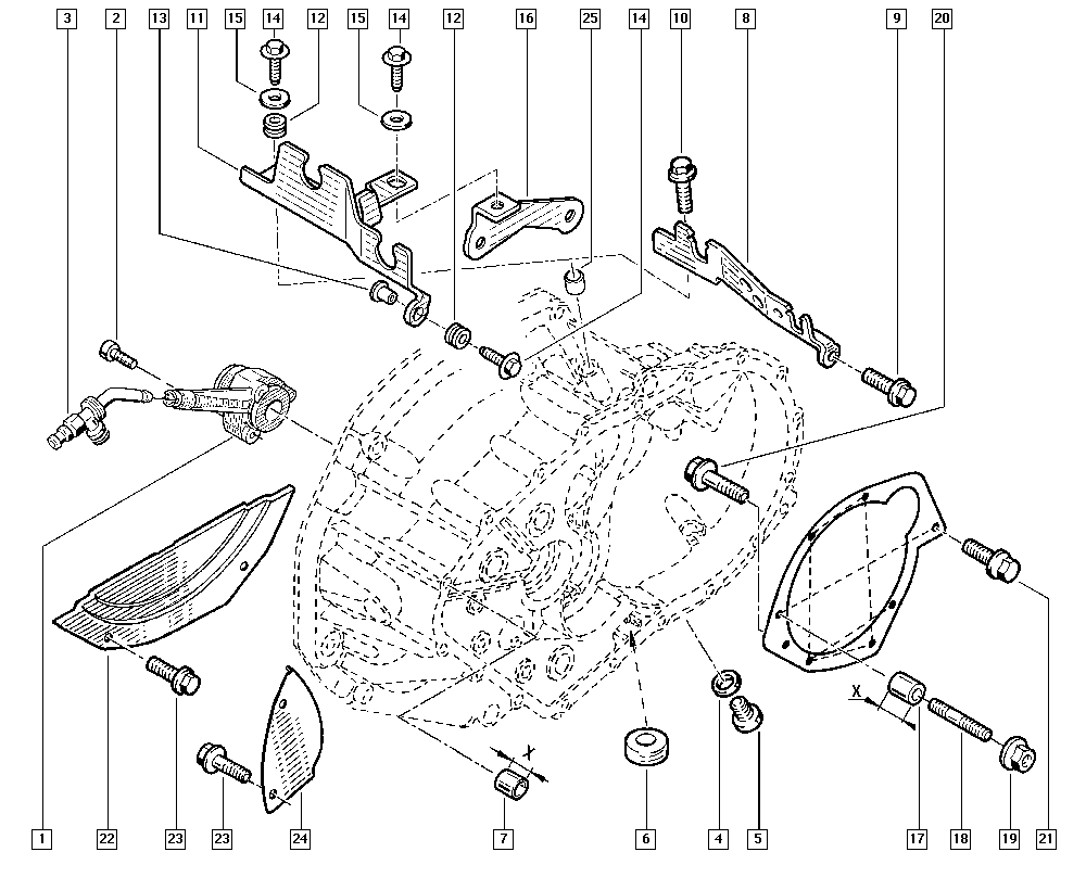 RENAULT 82 00 846 748 - Centrālais izslēdzējmehānisms, Sajūgs ps1.lv