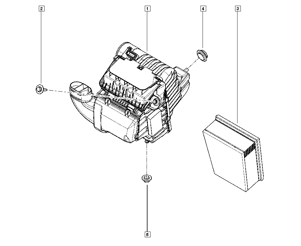 RENAULT 16 50 071 21R - Gaisa filtrs ps1.lv