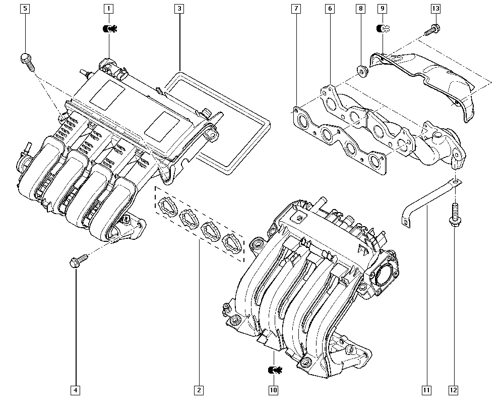 RENAULT 77 01 049 890 - Blīve, Gaisa filtra korpuss ps1.lv