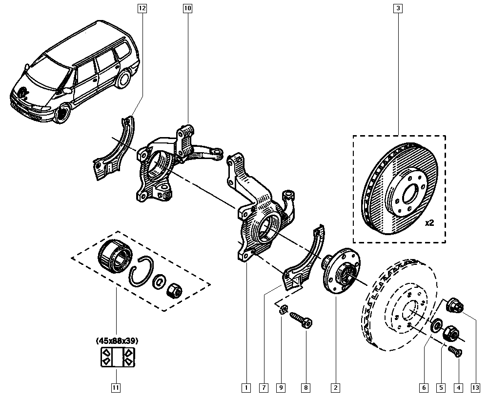 RENAULT TRUCKS 7701205843 - Bremžu diski ps1.lv